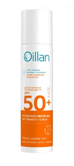 OILLAN päikesekaitsesprei SPF50 75 ml
