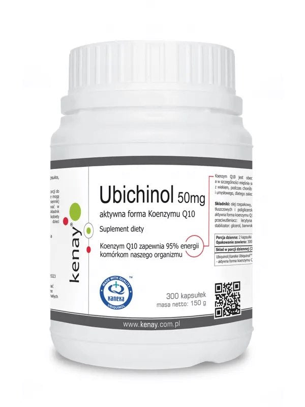 KENAY ubikinooli koensüüm Q10 50 mg 300 kapslit
