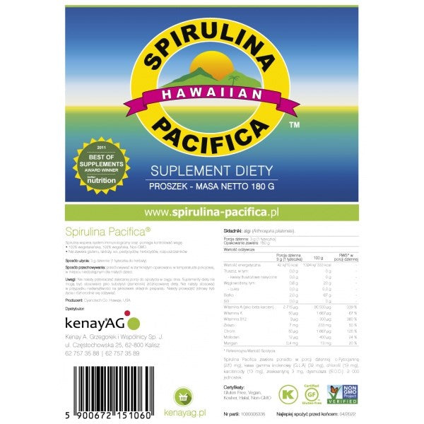 KENAY Hawaii Spirulina Pacifica 180 g