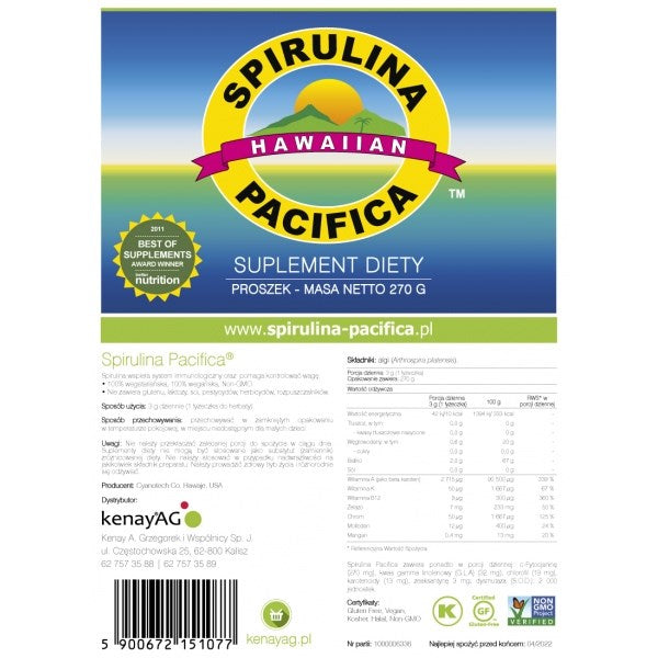 KENAY Hawaii Spirulina Pacifica 270 g