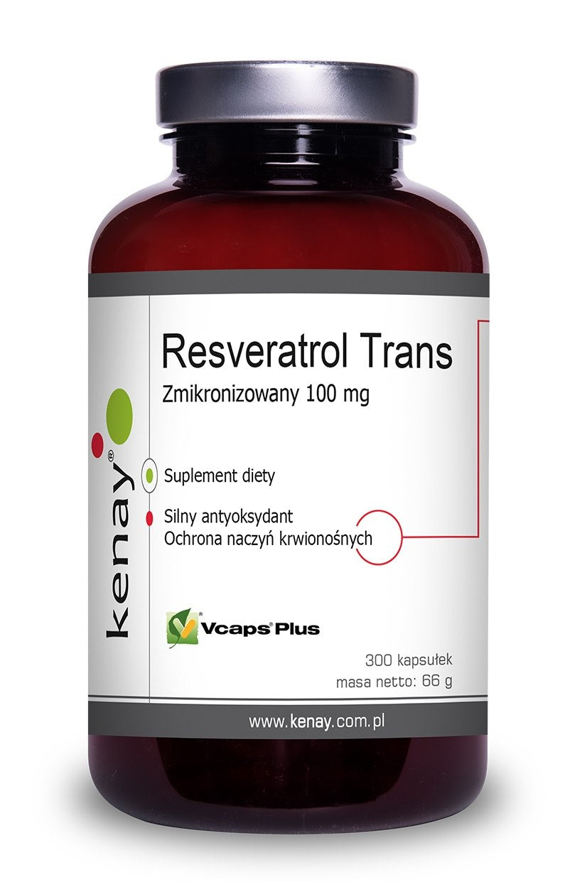 KENAY Mikroniseeritud Resveratrool 100 mg 300 kapslit