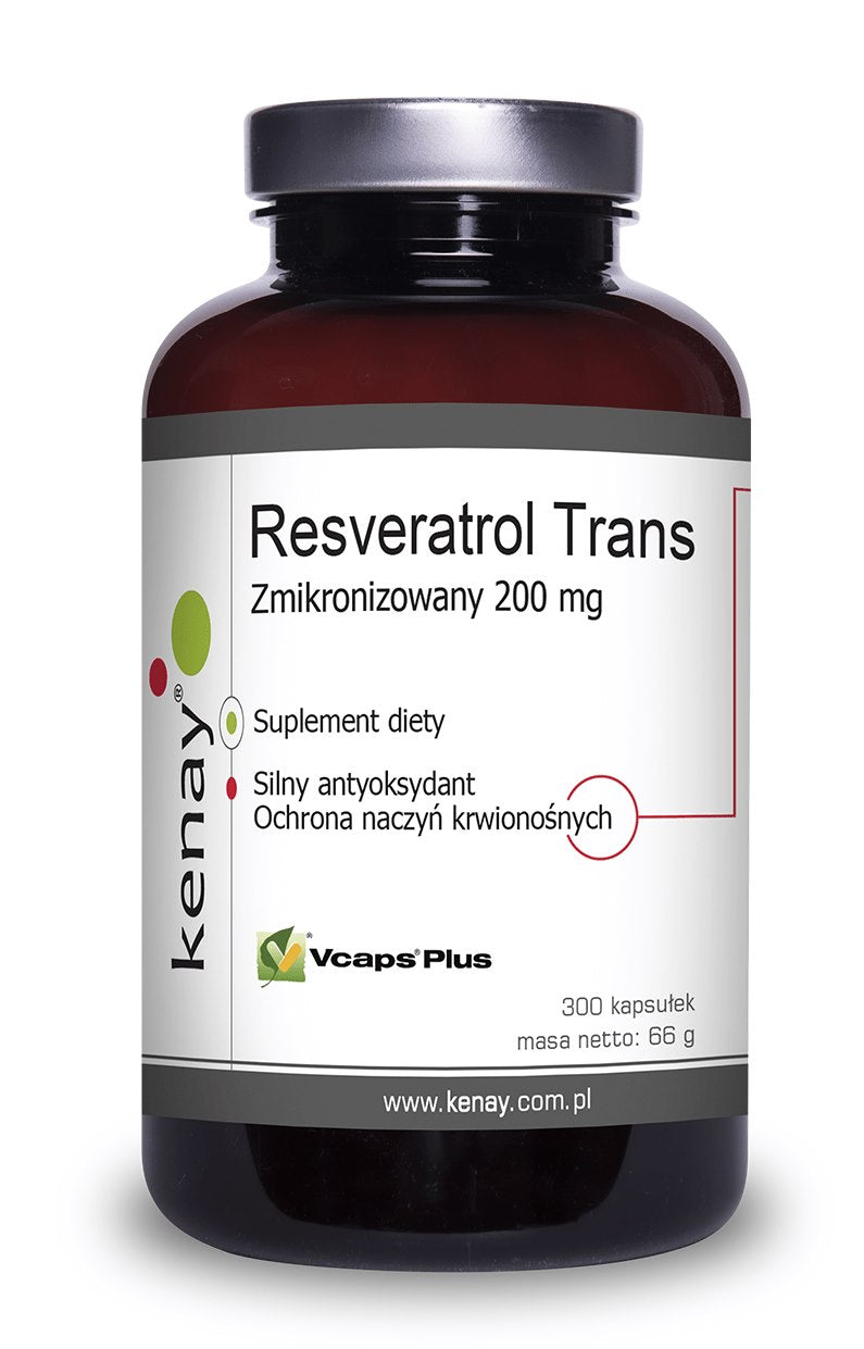 KENAY mikroniseeritud resveratrool 200 mg 300 kapslit