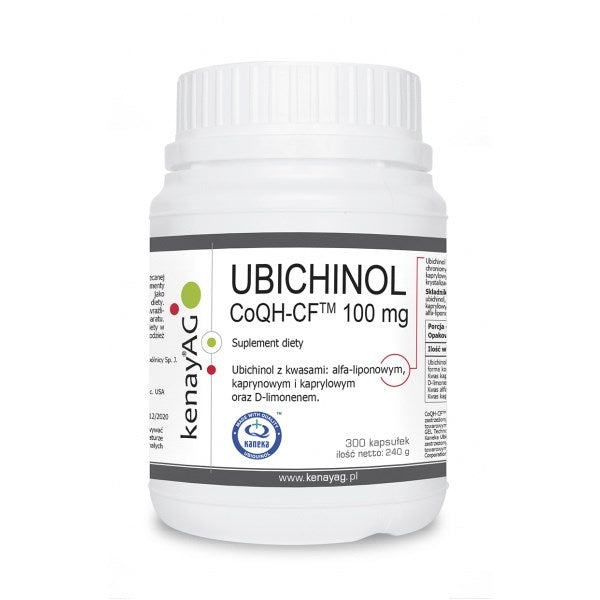 KENAY Ubikinool COQH-CF 100 mg 300 kapslit