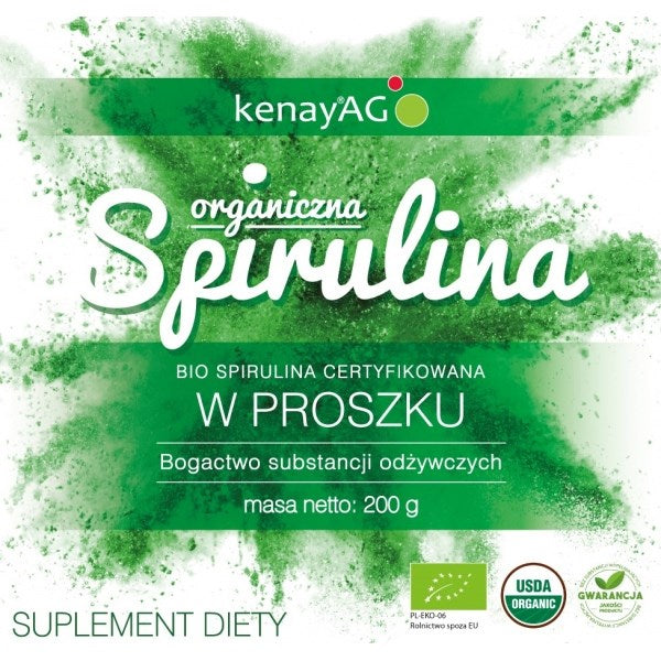 Orgaaniline KENAY ECO spirulina 200 g