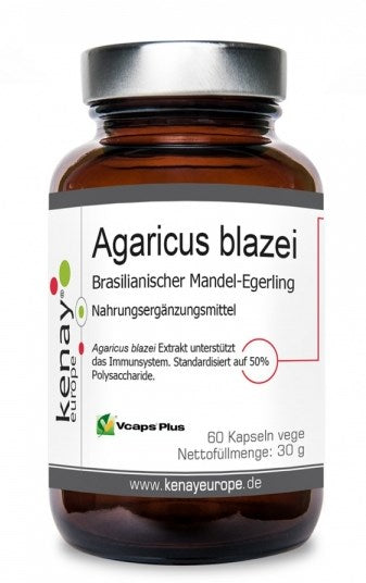 KENAY EKO Agaricus blazei – orgaanilised Brasiilia seened 60 kaps.