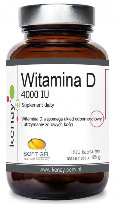 KENAY D3-vitamiin 4000 RÜ 300 kapslit