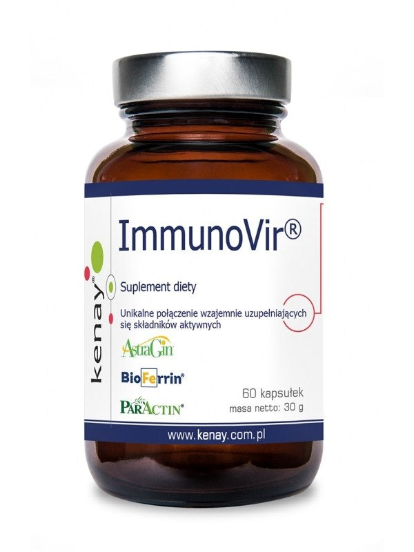 KENAY ImmunoVir - Astragalus, Andrographis, Lagrits ja Laktoferiin 60 kapslit