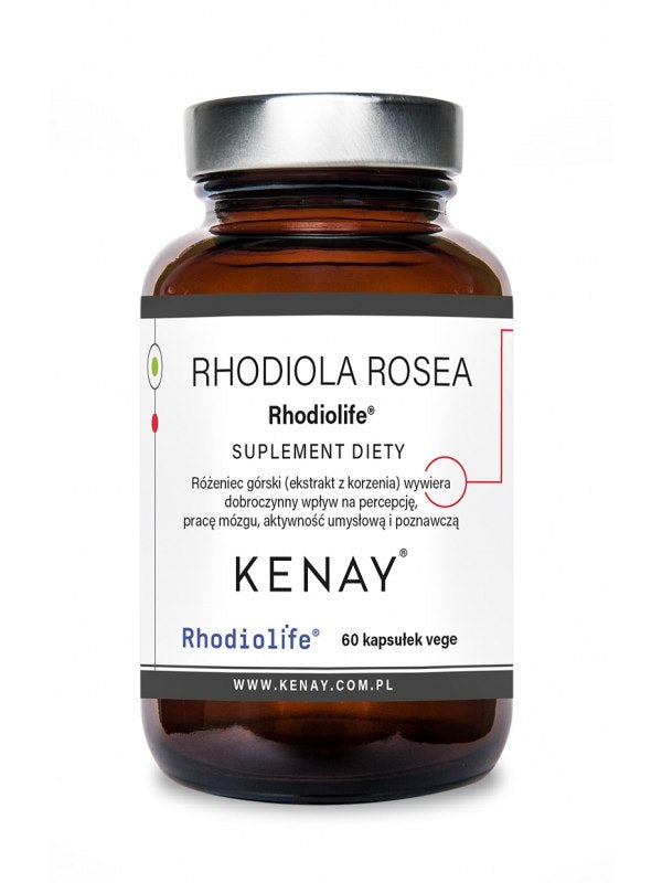 KENAY Rhodiola rosea Rhodiolife - roosjuur 60 kapslit