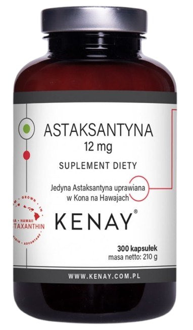 KENAY Astaksantiin 12 mg 300 kapslit