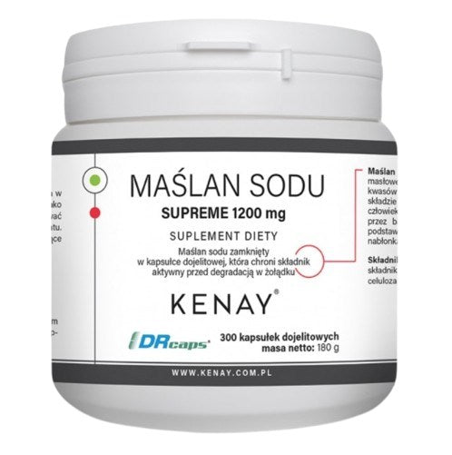 KENAY naatriumbutüraat SUPREME 1200 mg 300 kapslit