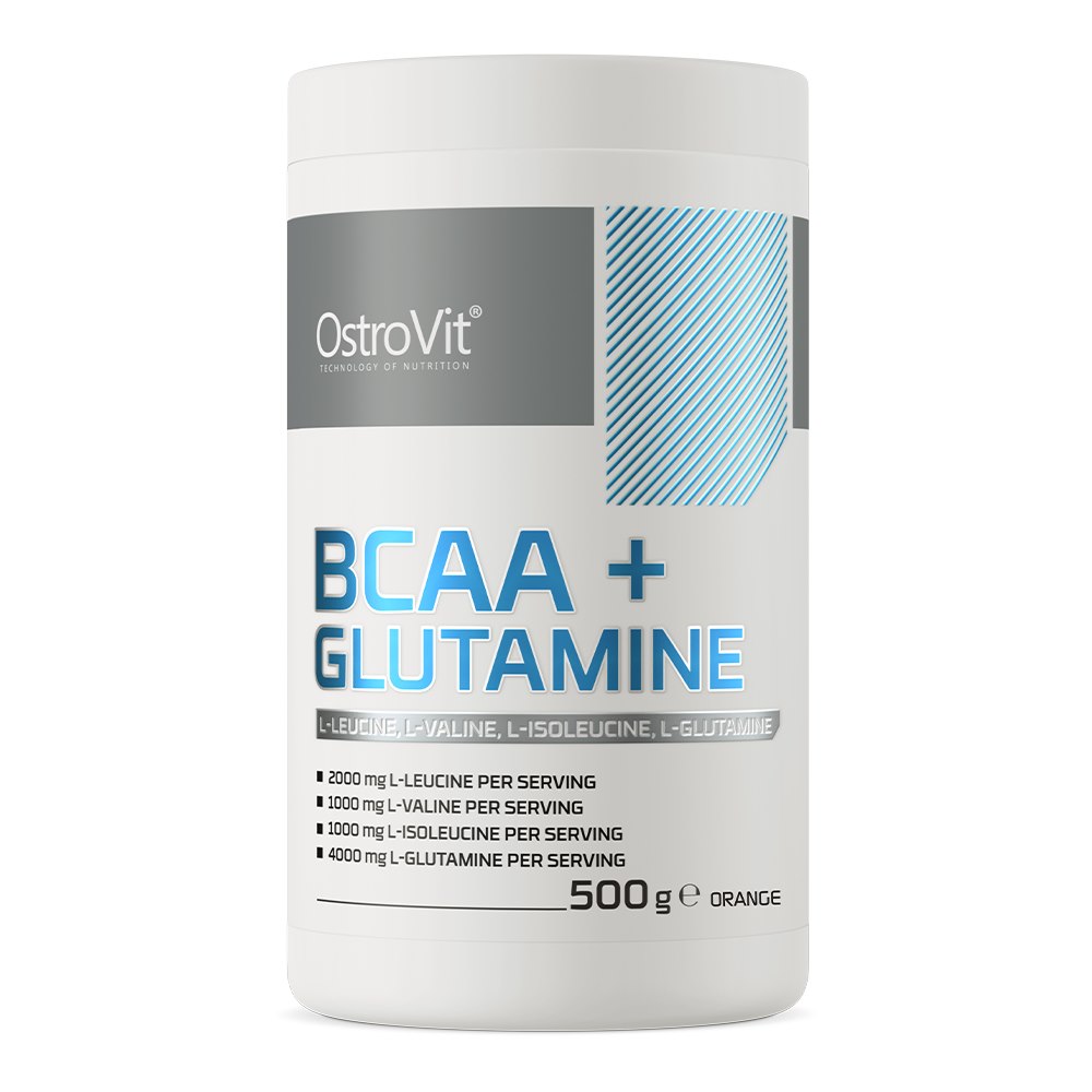 Ostrovit BCAA + glutamiin - apelsinimaitseline 500 g