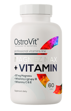 Ostrovit Magneesium Max + Vitamiin B6 60 tabletti