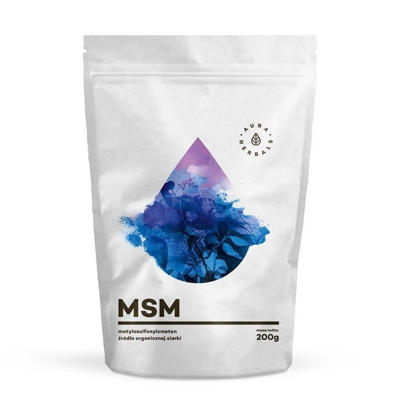 AURA HERBALS seerum MSM - metüülsulfonüülmetaan 200 g