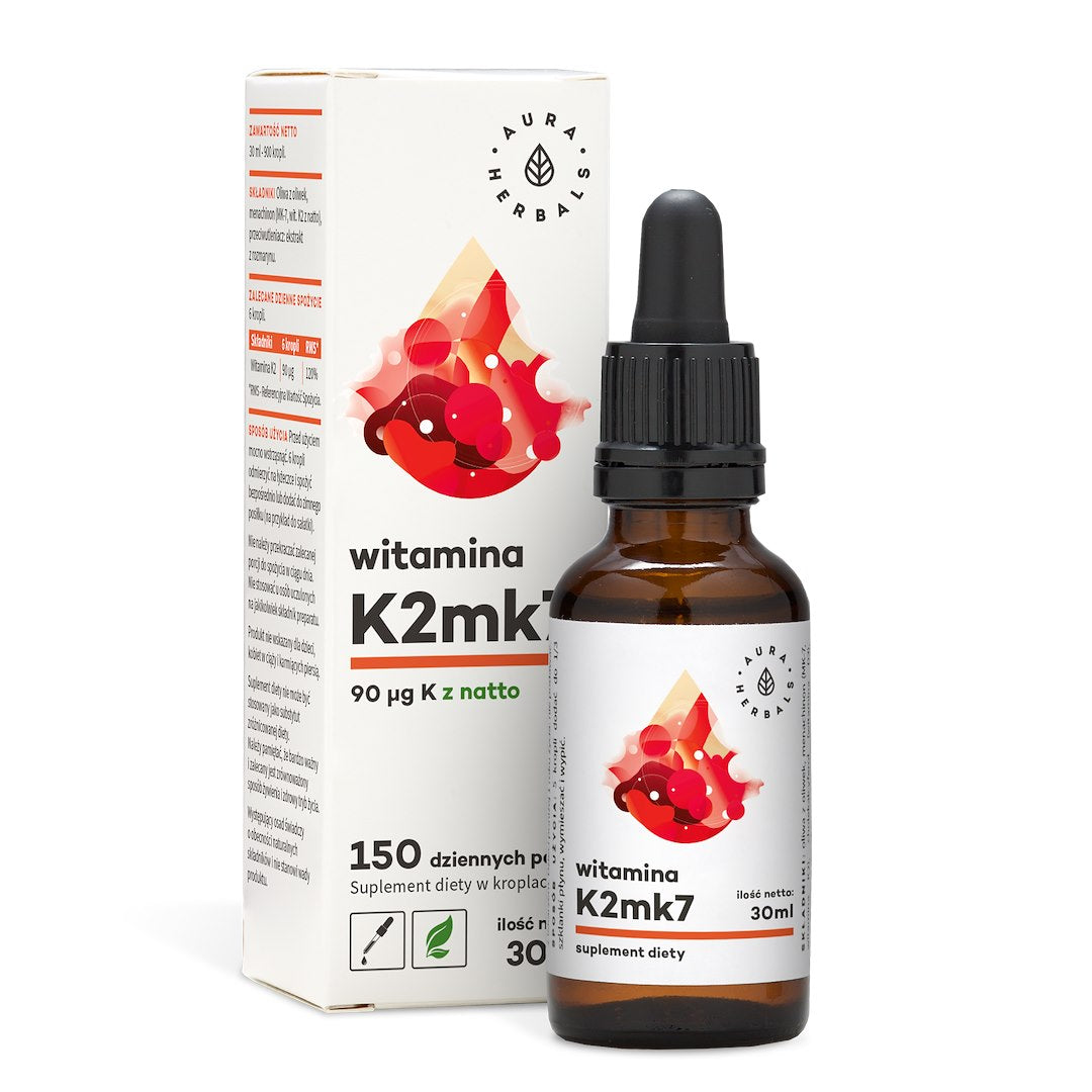 AURA HERBALS vitamiin K2mk7 tilkadena 30 ml
