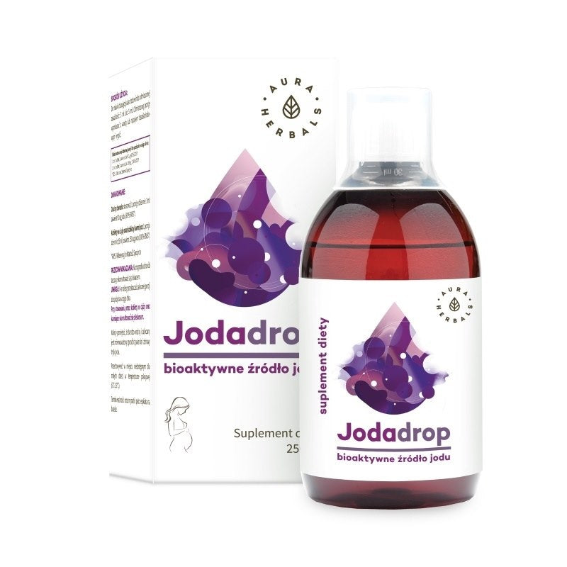AURA HERBALS Jodadrop – bioaktiivne joodi allikas – vedelik 250 ml