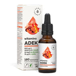 AURA HERBALS vitamiini A + D3 2000 RÜ + E + K2 MK7 ADEK tilgad 30 ml
