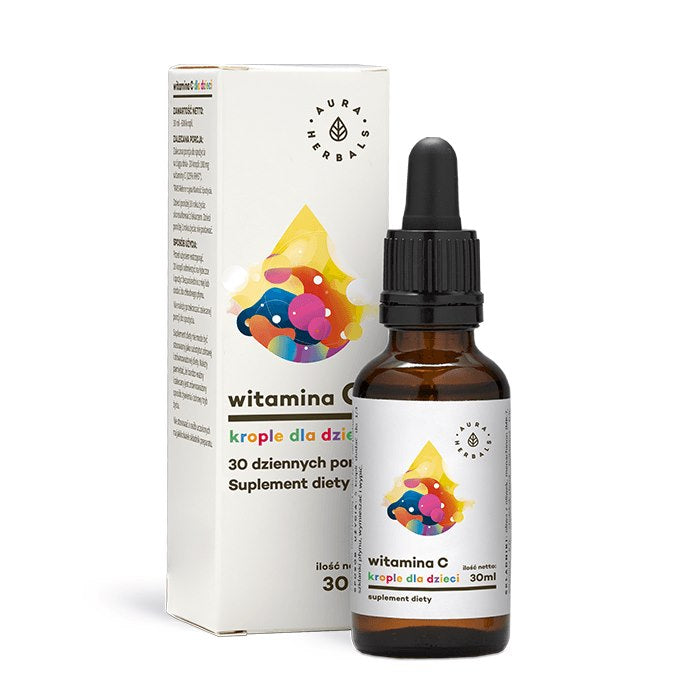 AURA HERBALS C-vitamiin lastele 100 mg - tilgad 30 ml