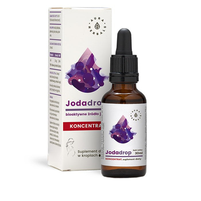 AURA HERBALS Jodadrop – bioaktiivne joodiallikas – kontsentraat, tilgad 30 ml