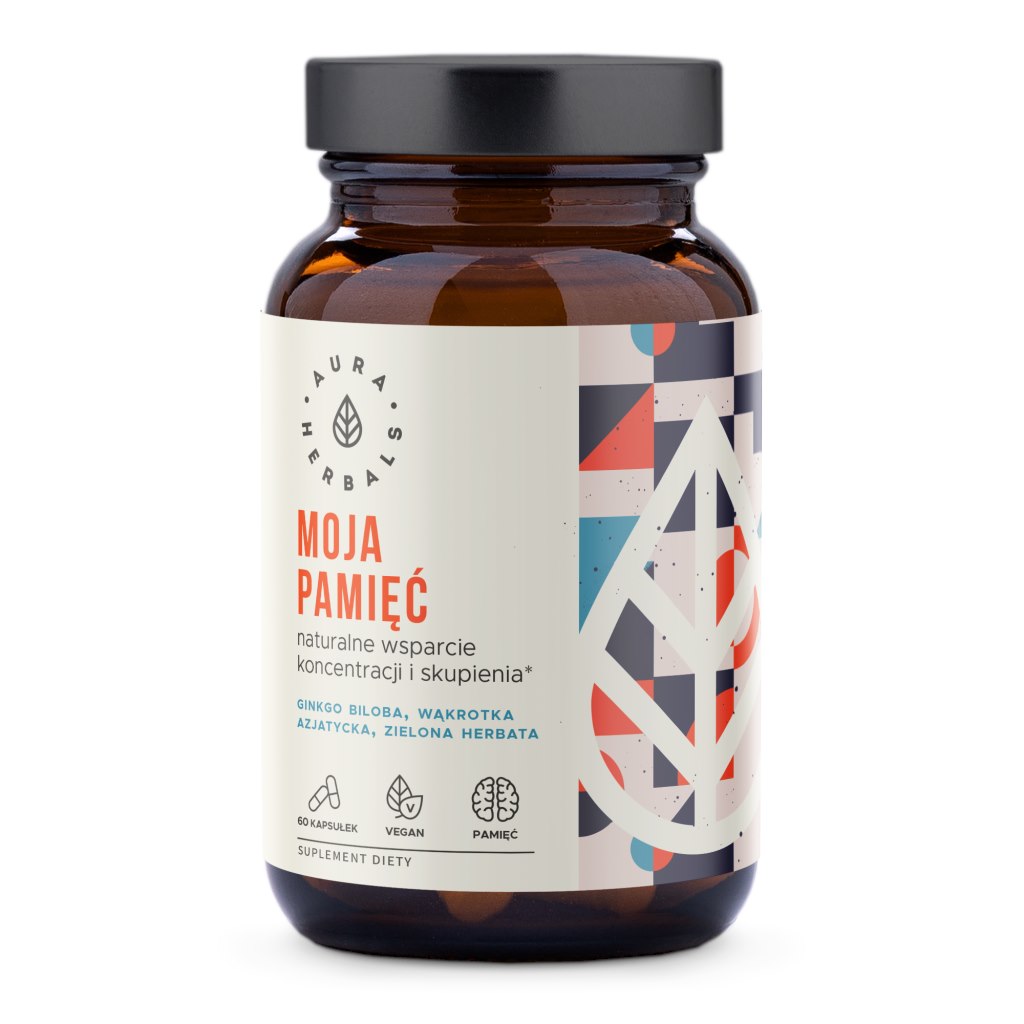AURA HERBALS Minu mälu – keskendumisvõime ja tähelepanu 60 kapslit
