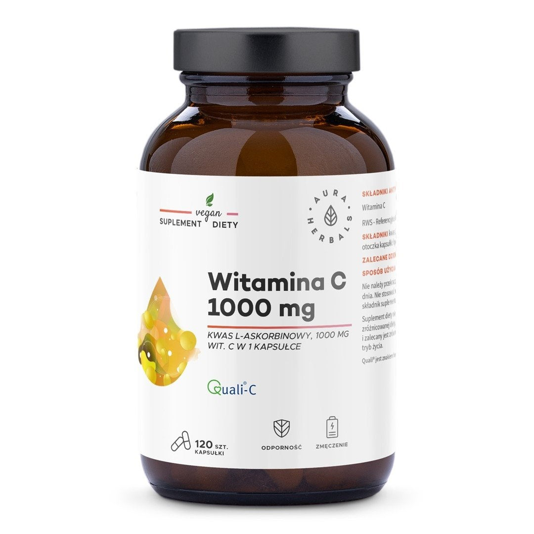 AURA HERBALS vitamiin C 1000 mg 120 kapslit