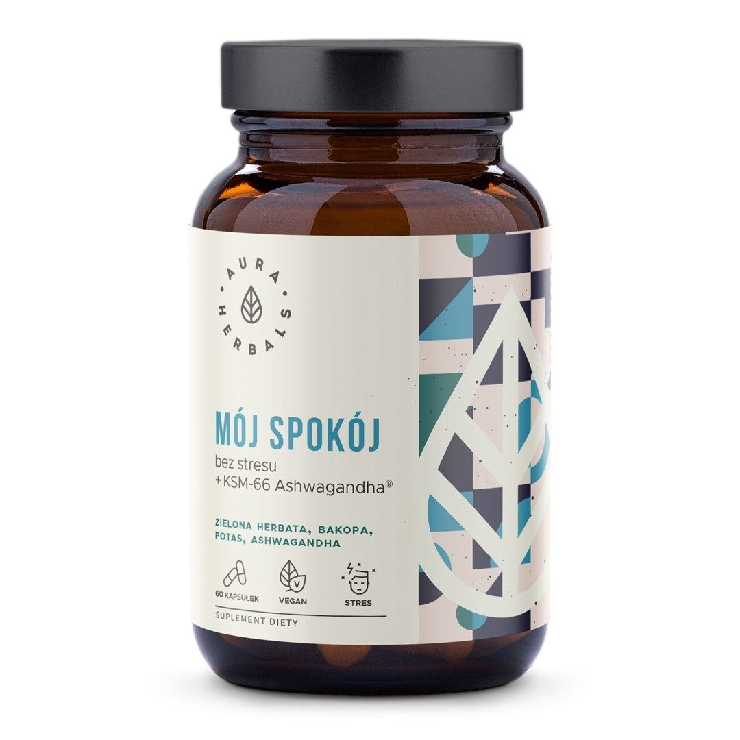 AURA HERBALS Minu rahu stressivaba Ashwagandhaga 60 kapslit