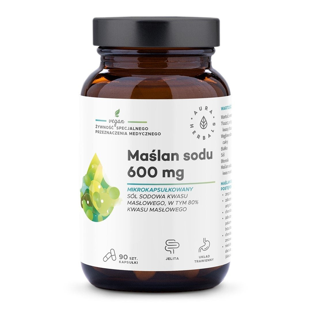 AURA HERBALS naatriumbutüraat 600 mg mikrokapslites 90 kapslit