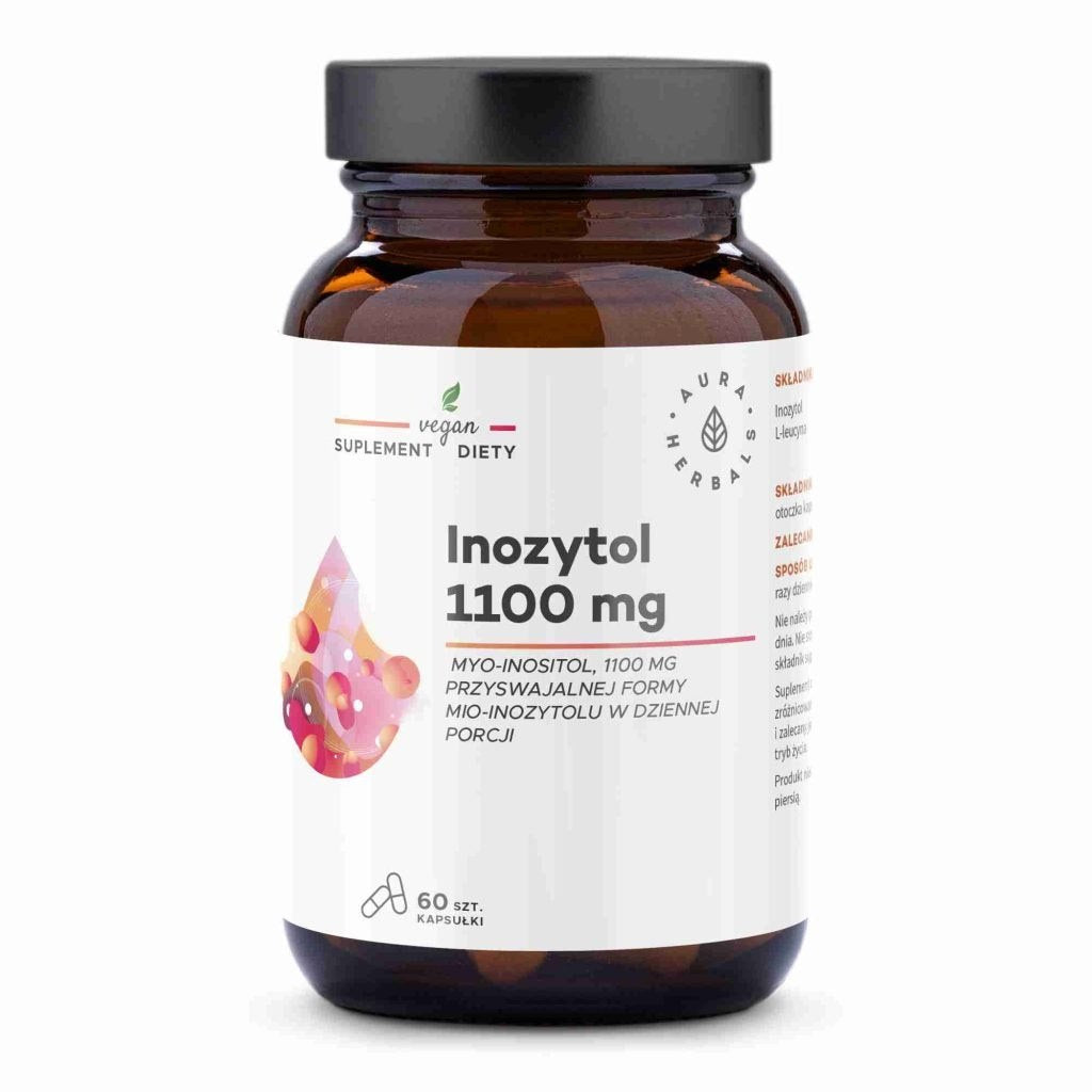 AURA HERBALS Inositool 1100 mg 60 kapslit