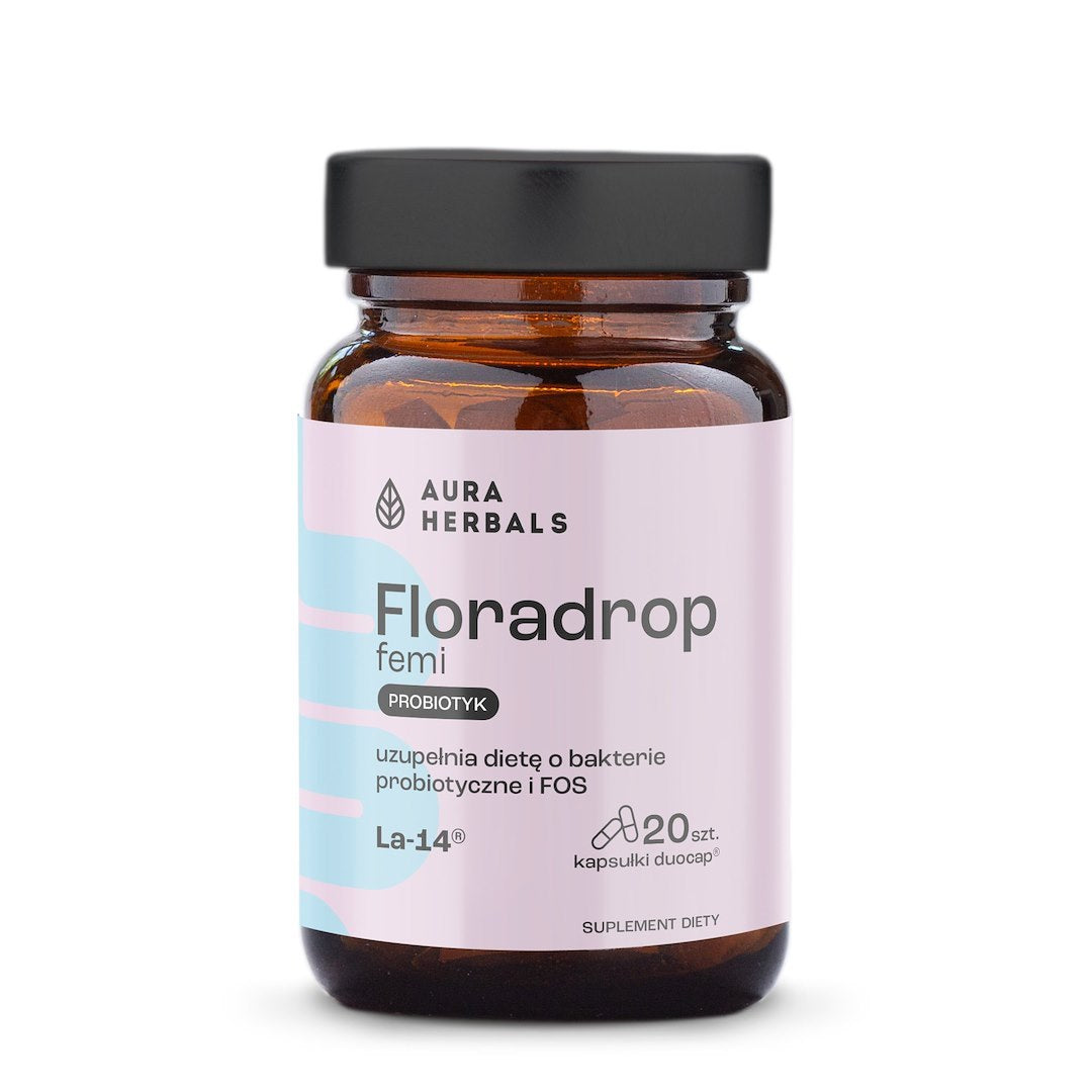 AURA HERBALS Floradrop femi, probiootikum naistele 20 kapslit