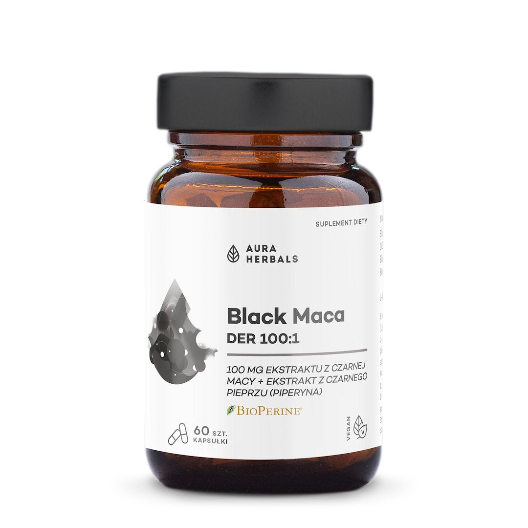 AURA HERBALS must maka DER 100:1 60 kapslit