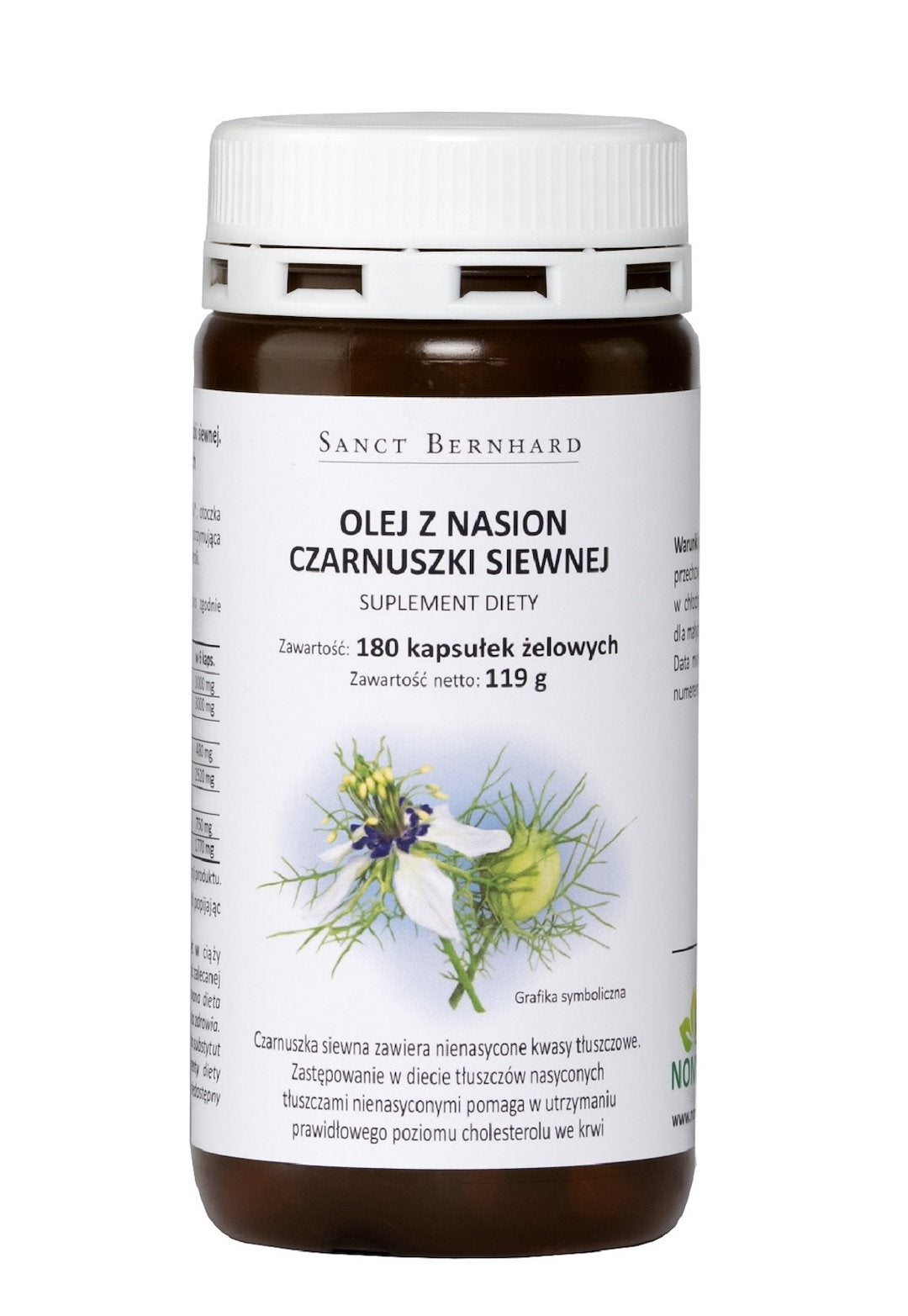 KRAUTERHAUS SANCT BERNHARD mustköömneõli 500 mg 180 kaps.