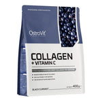 OstroVit kollageen + C-vitamiin – mustsõstramaitsega 400 g