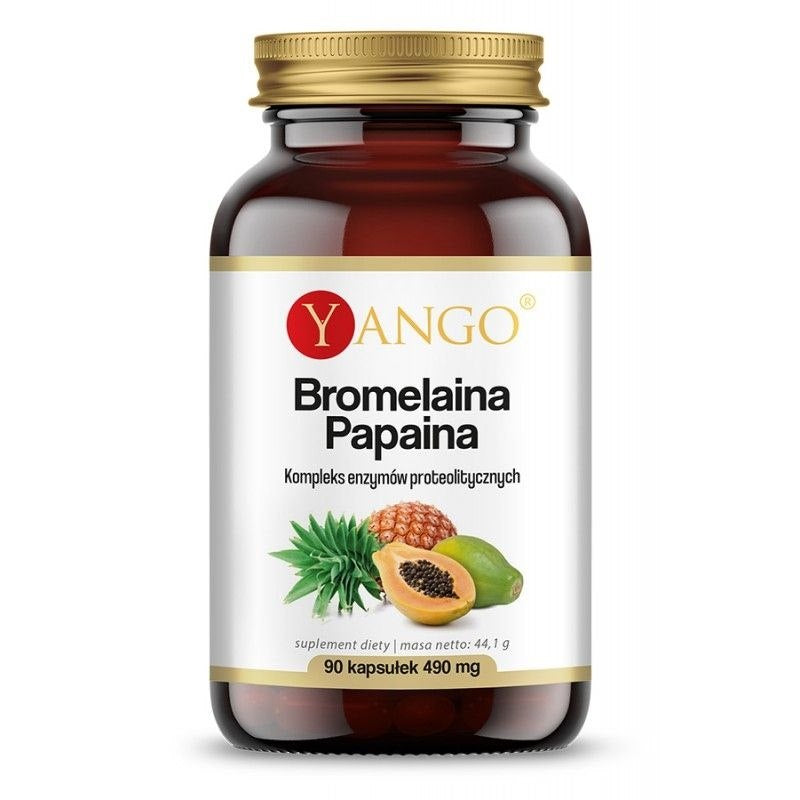 Yango Bromelaiin + Papaian 90 kapslit