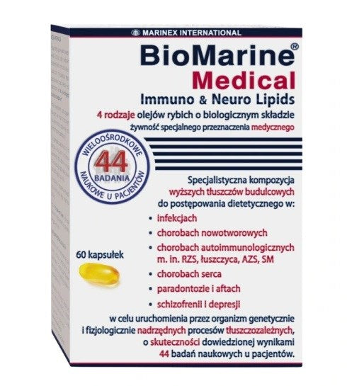 MARINEX BioMarine meditsiinilised immuun- ja neurolipiidid 60 kapslit