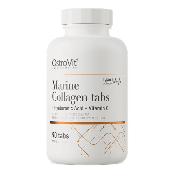 Ostrovit Marine Collagen + Hüaluroonhape + C-vitamiin 90 tabletti