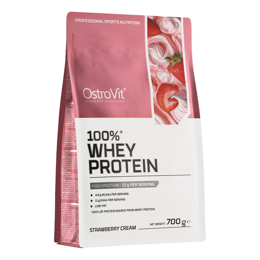 Ostrovit 100% vadakuvalgupulber - kreemja maasika maitsega 700 g