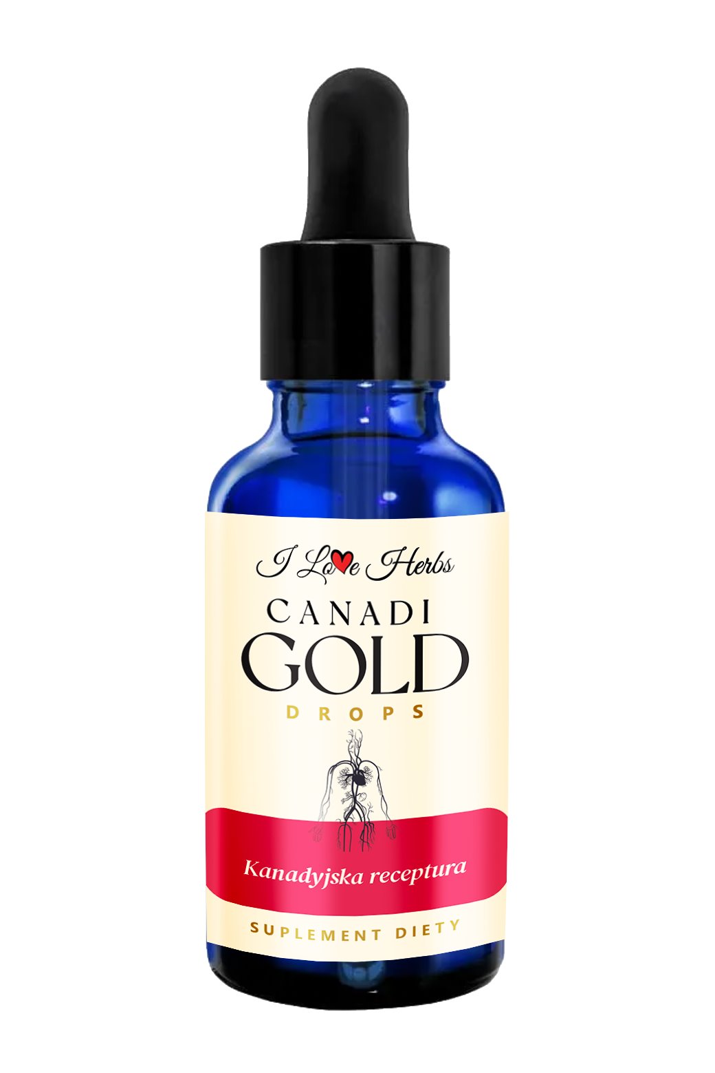 I Love Herbs - CANADI Gold Drops KANADA RETSEPT 100 ml