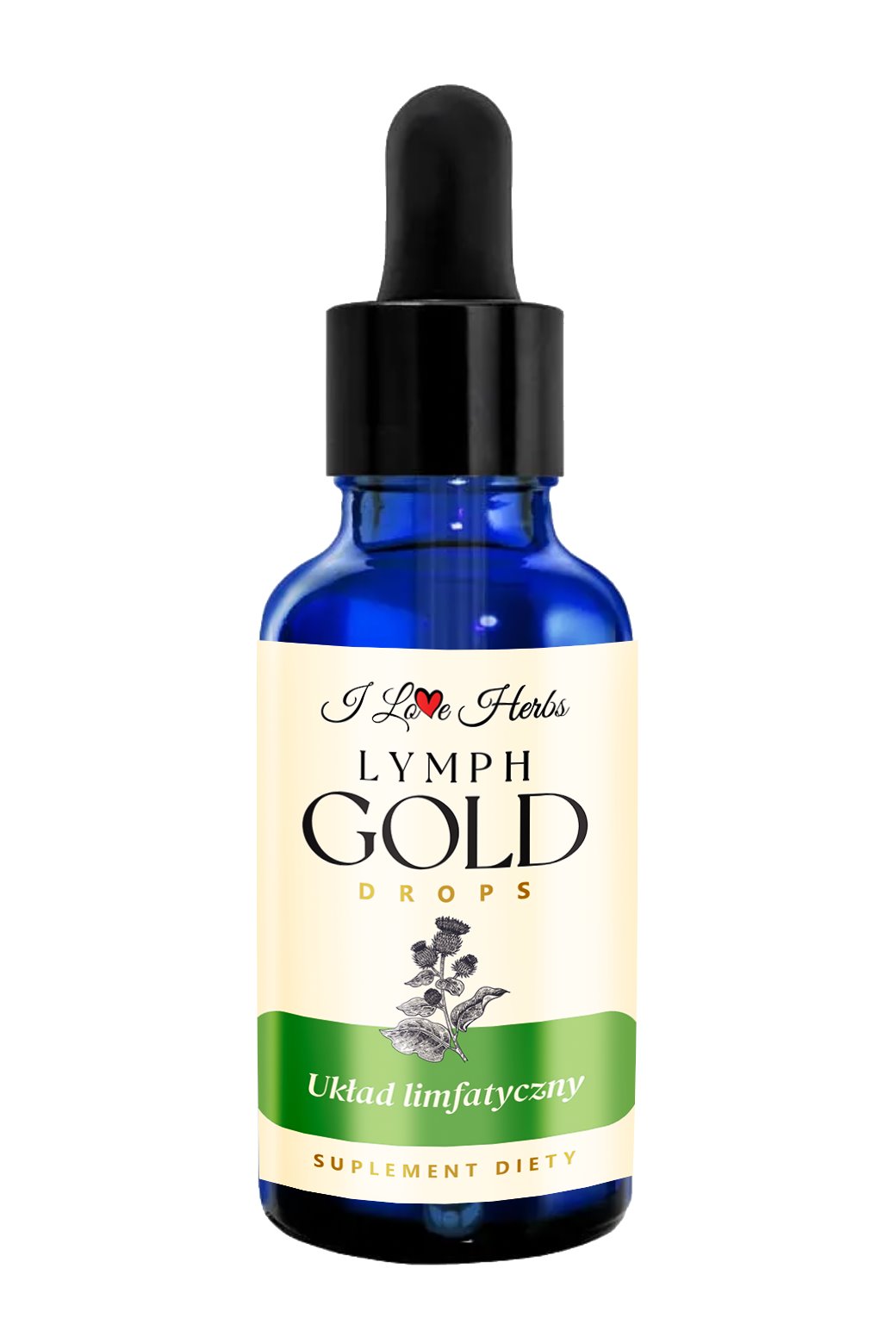 I LOVE HERBBS – LYMPH Gold Drops lümfisüsteem 50 ml