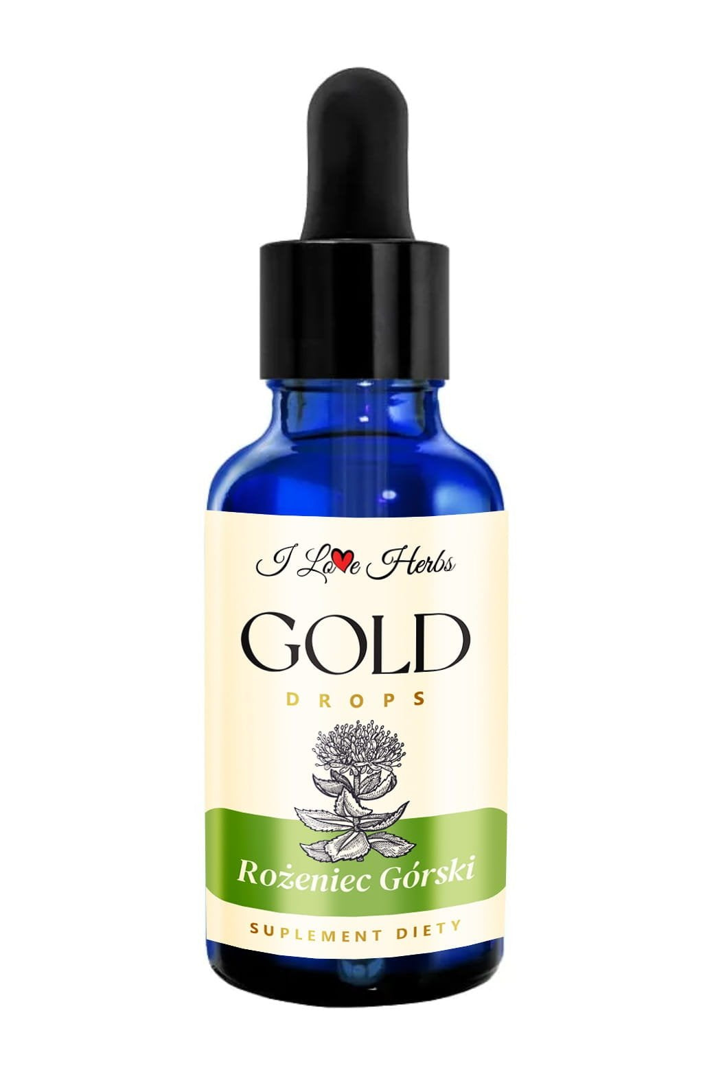 I LOVE HERBBS – Roosilõhnalise kuldjuure ürditilgad 1:1 50 ml