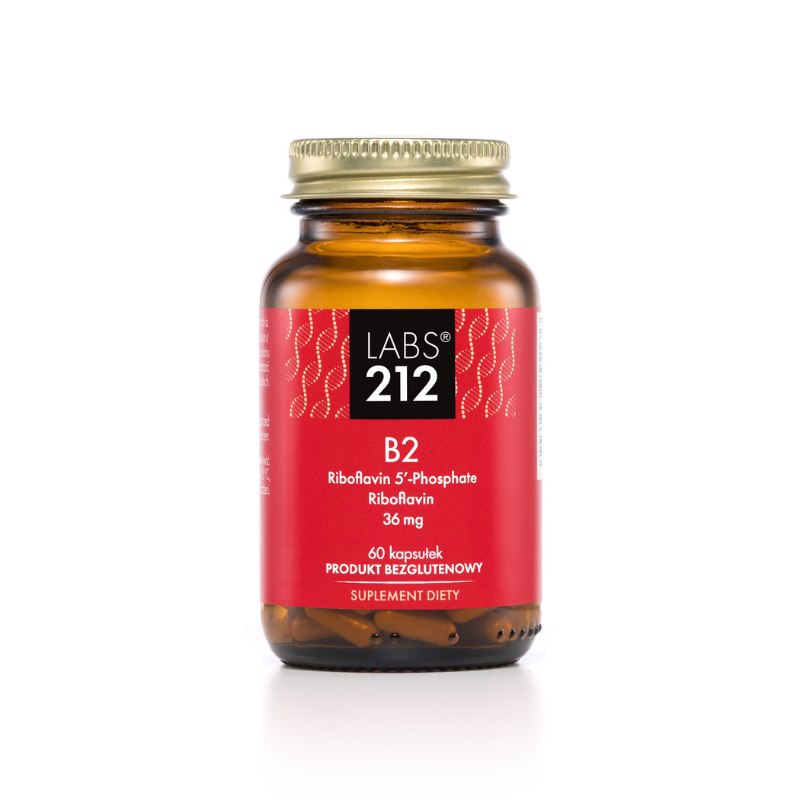 LABS212 Vitamiin B2 riboflaviin 5'-fosfaat + riboflaviin 60 kapslit