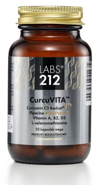 LABS212 CurcuVITA - Kurkum koos piperiini ja vitamiinidega 30 kapslit