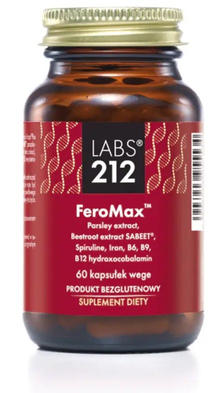 LABS212 FeroMax – raud ja ferritiin 60 kapslit