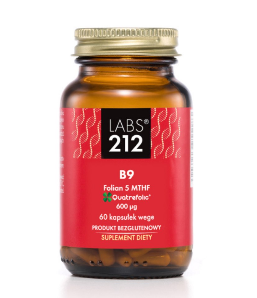 LABS212 B9 folaat 5-MTHF 60 kapslit