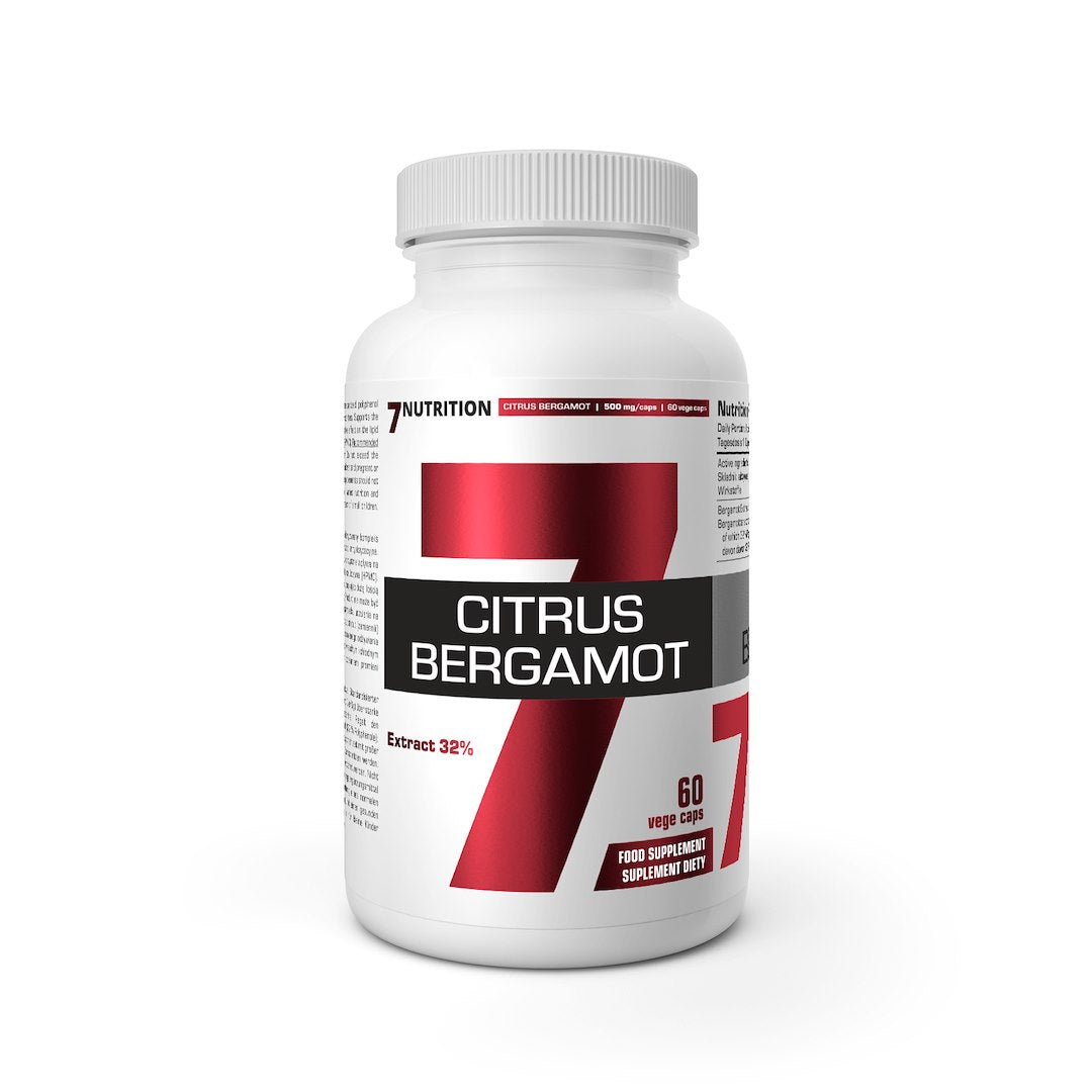 7Nutrition tsitrusvilja bergamott – bergamoti ekstrakt 500 mg 60 kapslit