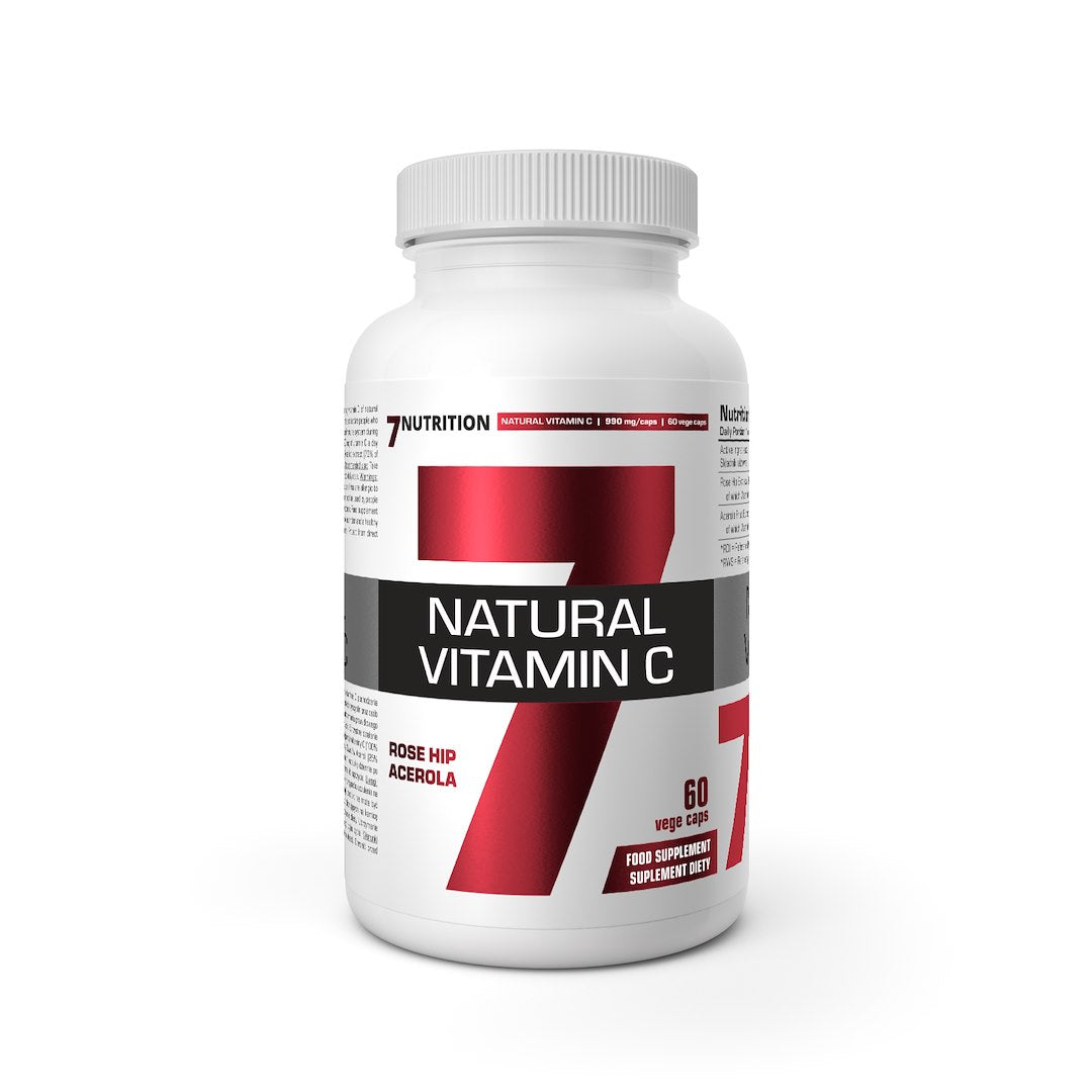 7Nutrition Looduslik C-vitamiin – naturaalne C-vitamiin 60 kapslit