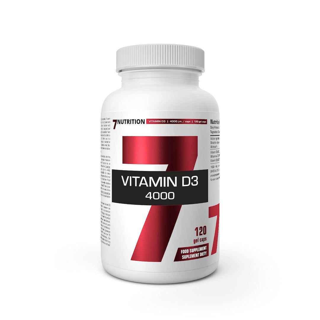 7Nutrition Vitamin D 4000 - D-vitamiin 4000 IU 120 kaps.