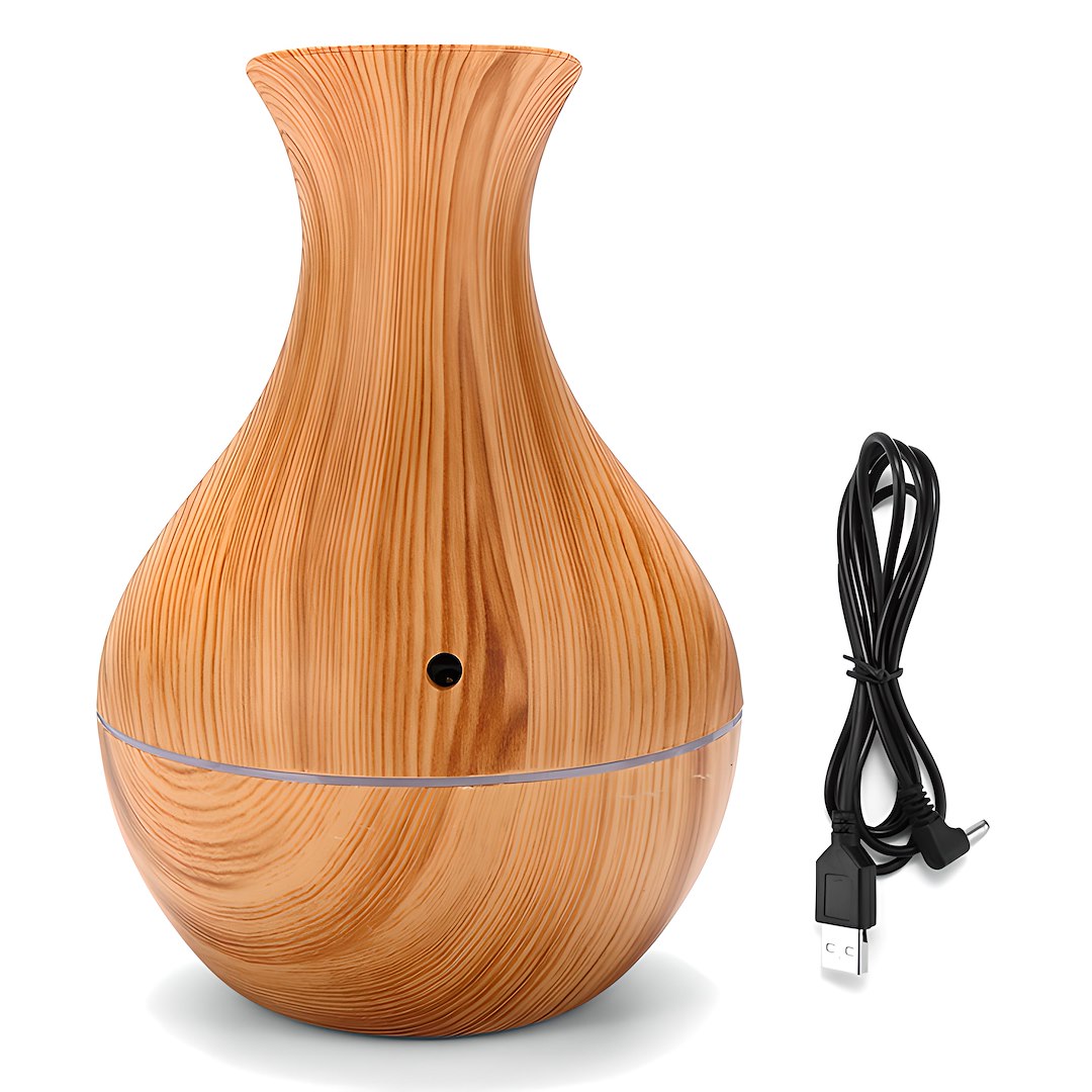 RETOO õhuniisutaja – õlilisandiga difuuser – USB, pruun, kõrge, 2W