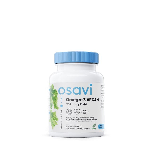 Osavi Omega-3 VEGAN 250 mg DHA 60 kapslit