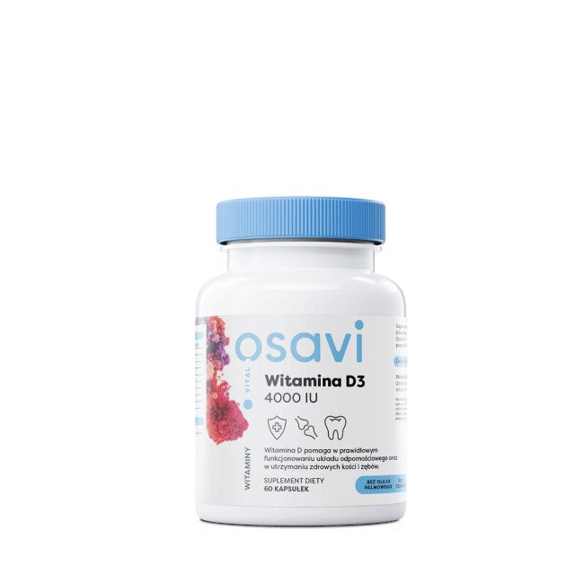 Osavi Vitamiin D3 4000 RÜ 60 kapslit