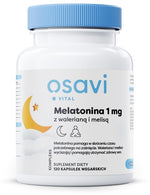 Osavi Melatoniin 1 mg palderjaniga ja sidrunmelissiga 120 kapslit