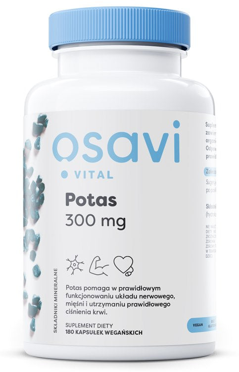 Osavi kaalium – kaaliumtsitraat 100 mg 180 kapslit